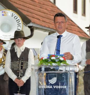 Občinska proslava ob dnevu državnosti in 10. obletnici Folklorne skupine Vodice 